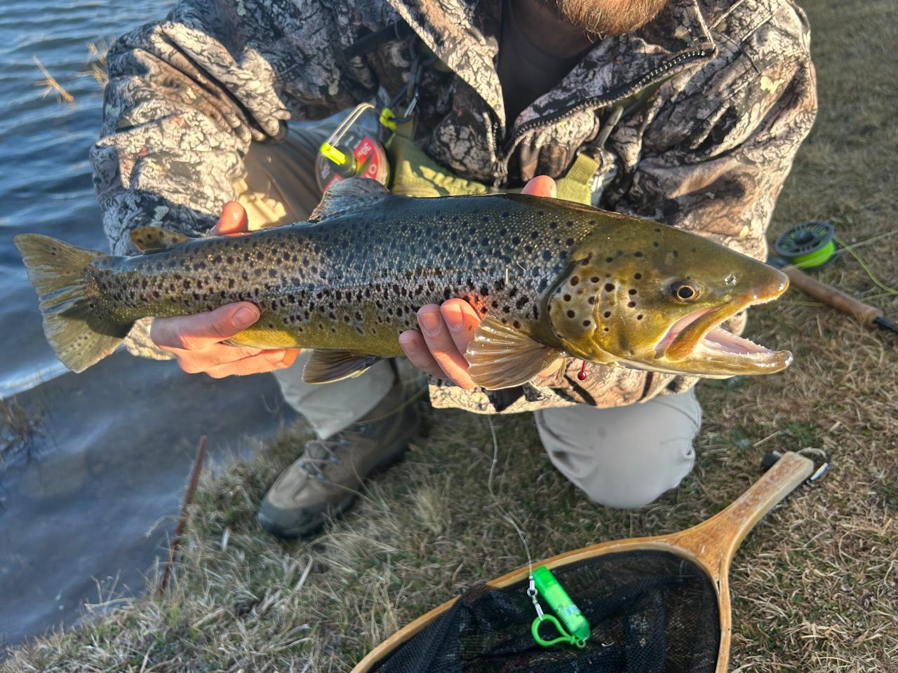 Happy Client with Catch at Laverpa