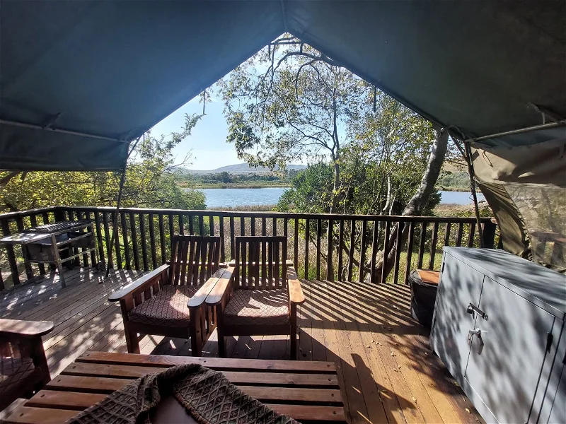 Trout dam and valley scenery at Rainbow Valley near Dullstroom