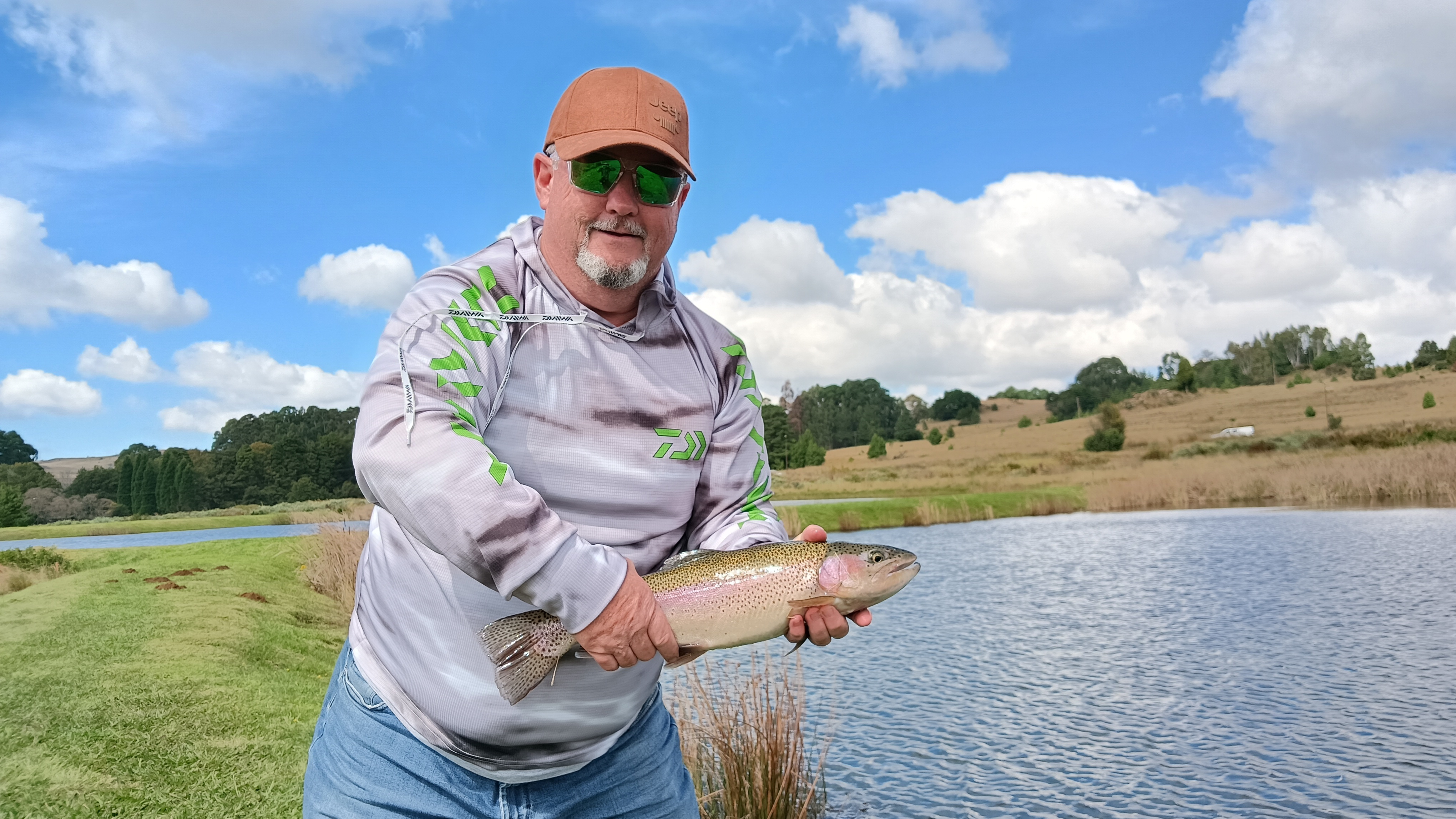nice rainbow trout at laverpa dullstroom