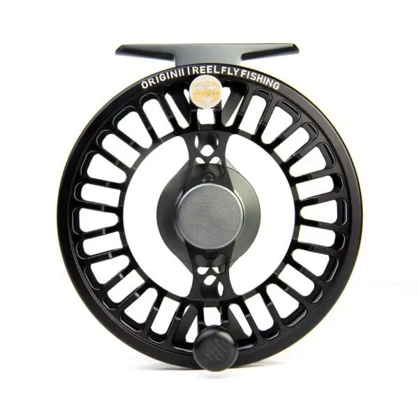ORIGIN II reel black front view